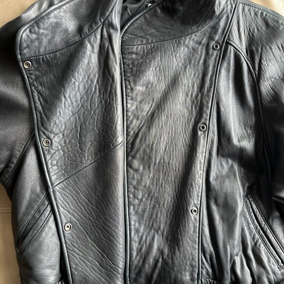 Vintage LNR Butter-Soft Lambskin Leather Jacket - Picture 4 of 6